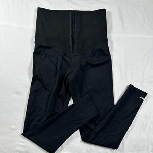 High Waist Full Length Shaper Front Hook Legging Shaping Large Black